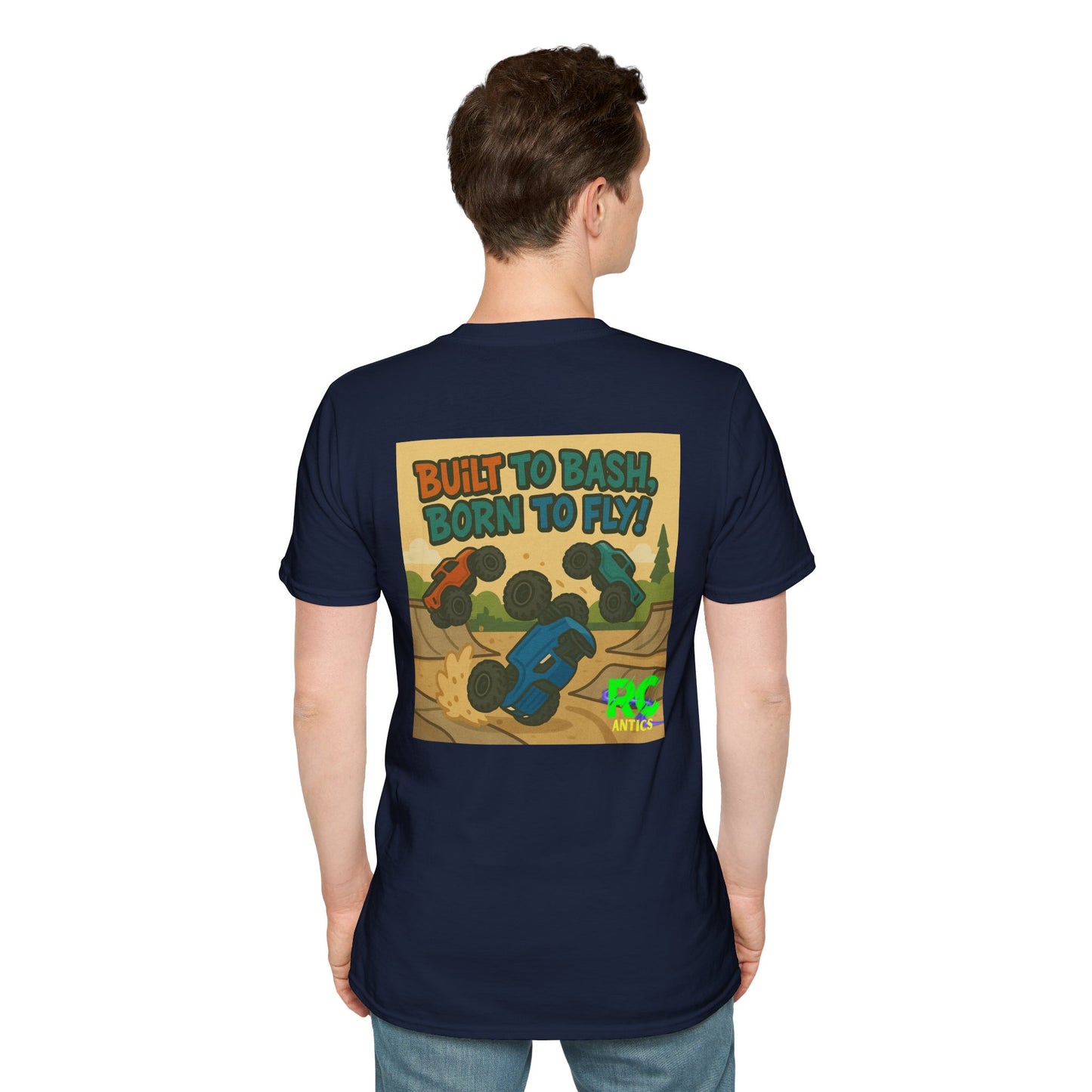 Built to Bash, Born to Fly Unisex Softstyle T-Shirt