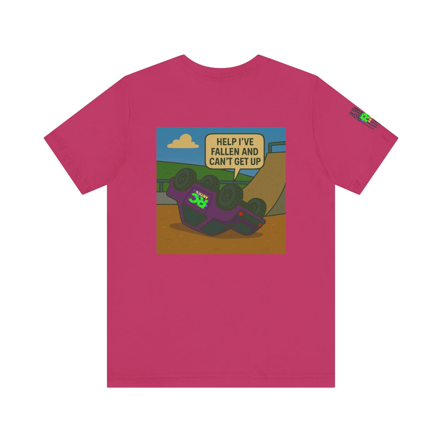 Help I've Fallin and can't get up Jump Unisex Jersey Short Sleeve Tee