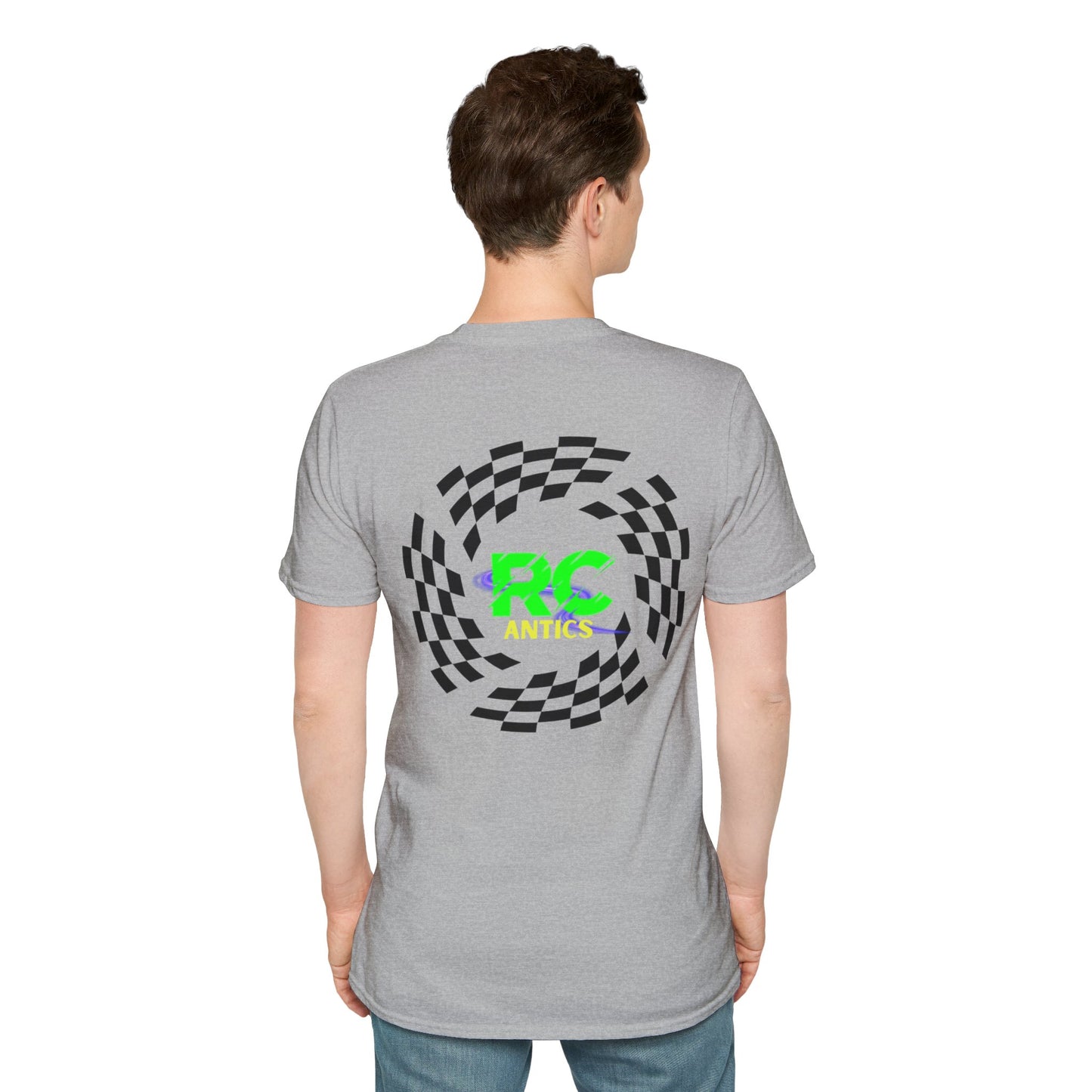 Flag Circle RC Antics Unisex Softstyle T-Shirt