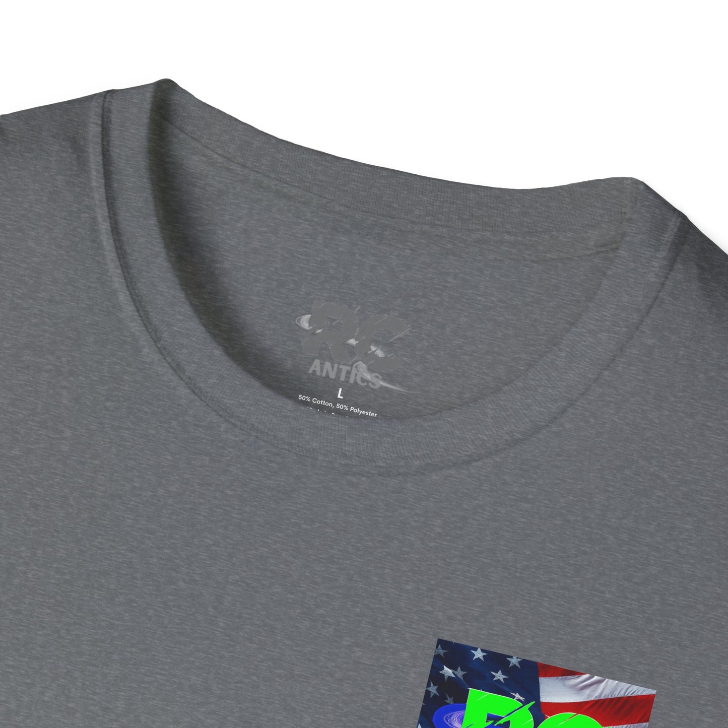 Patriotic RC Road Course Racing Unisex Softstyle T-Shirt