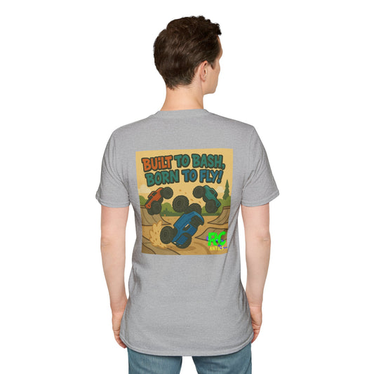 Built to Bash, Born to Fly Unisex Softstyle T-Shirt