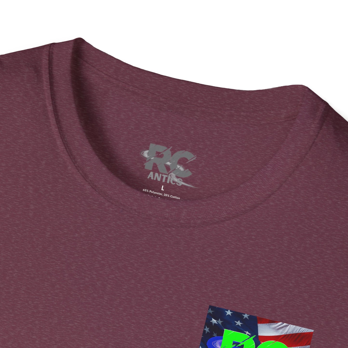 Patriotic RC Road Course Racing Unisex Softstyle T-Shirt