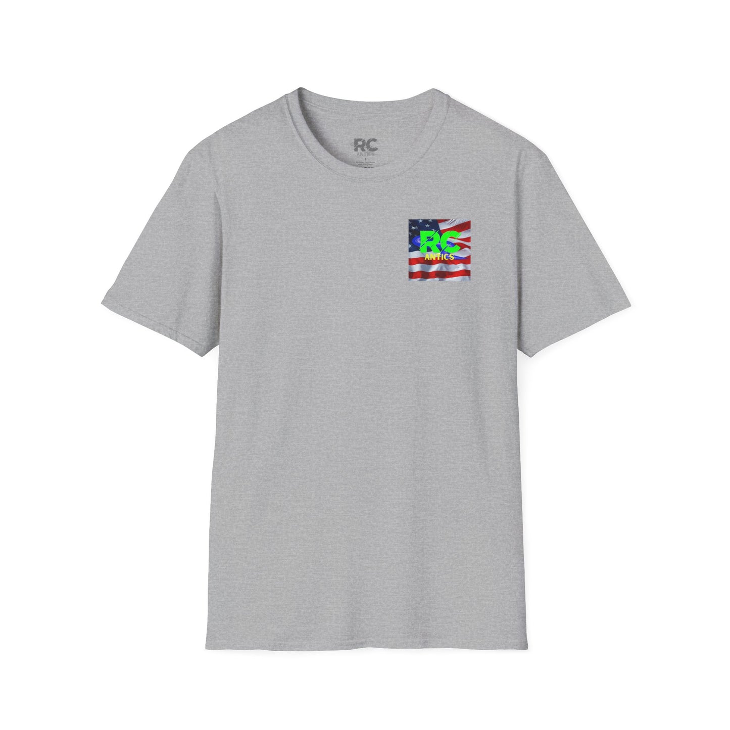 Patriotic RC Road Course Racing Unisex Softstyle T-Shirt