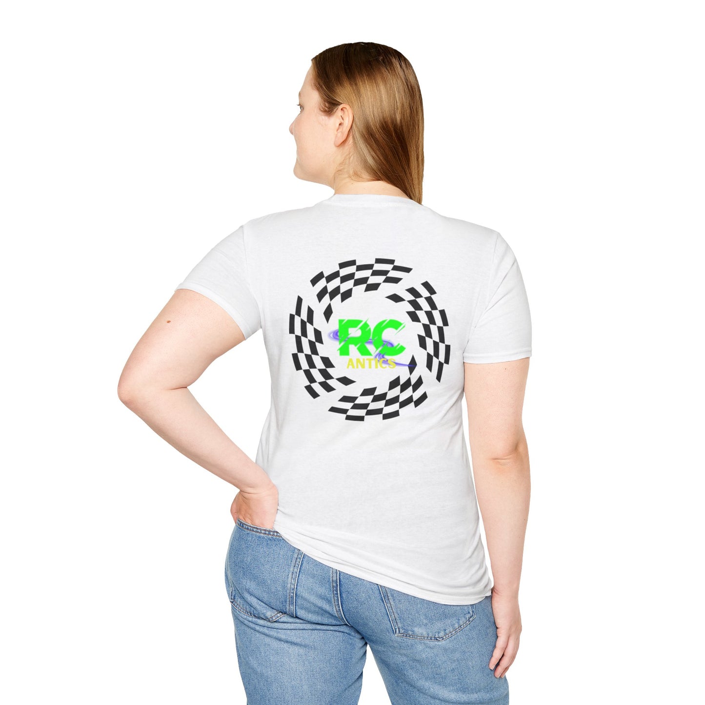 Flag Circle RC Antics Unisex Softstyle T-Shirt