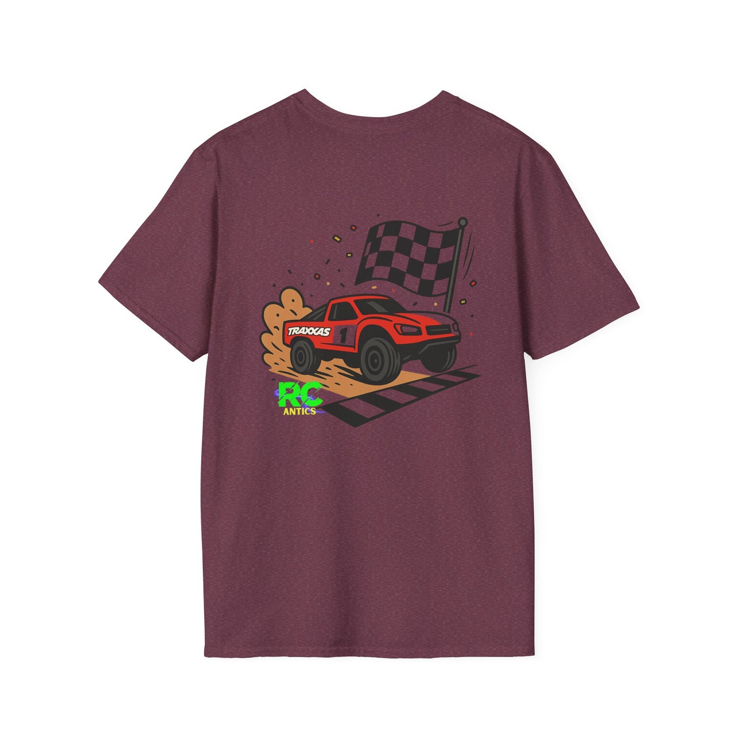 RC Truck Crossing Finish Line Unisex Softstyle T-Shirt