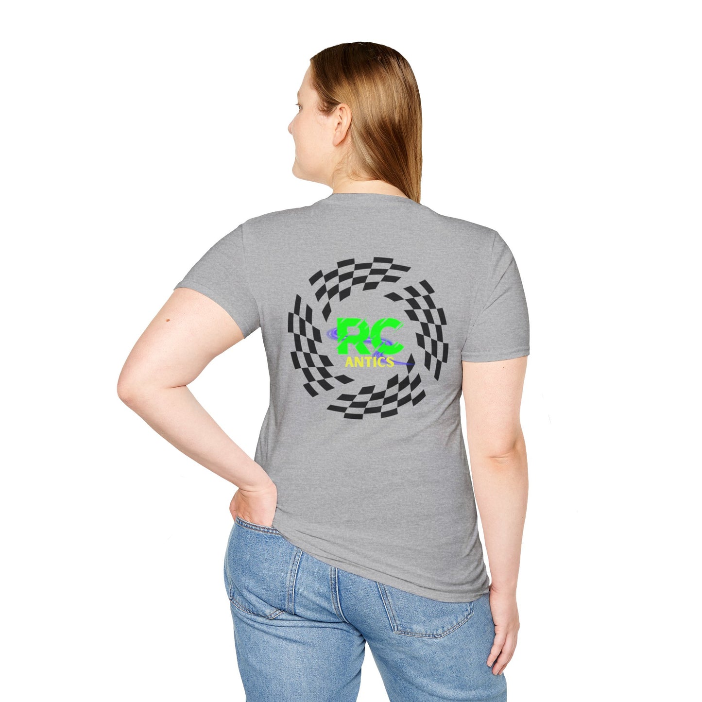 Flag Circle RC Antics Unisex Softstyle T-Shirt