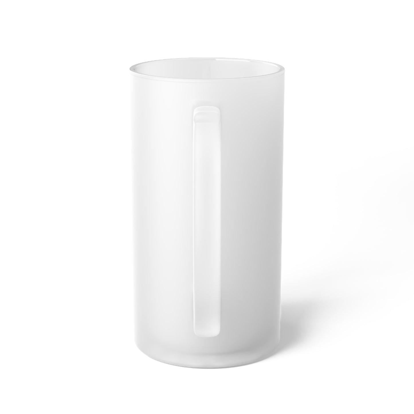 Glass Frosted Beer Mug