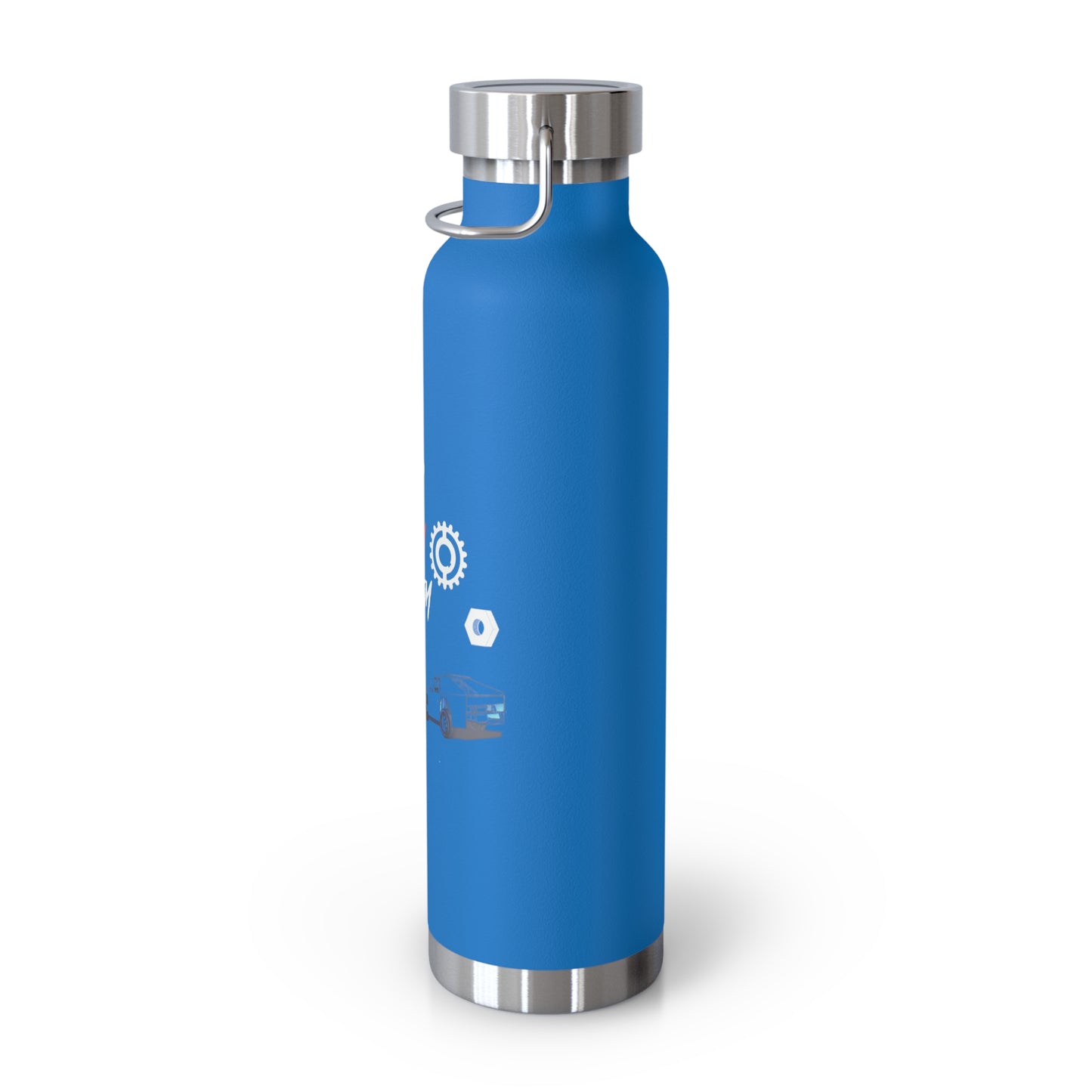 Race Em, Break Em, Fix Em, Repeat Copper Vacuum Insulated Bottle, 22oz