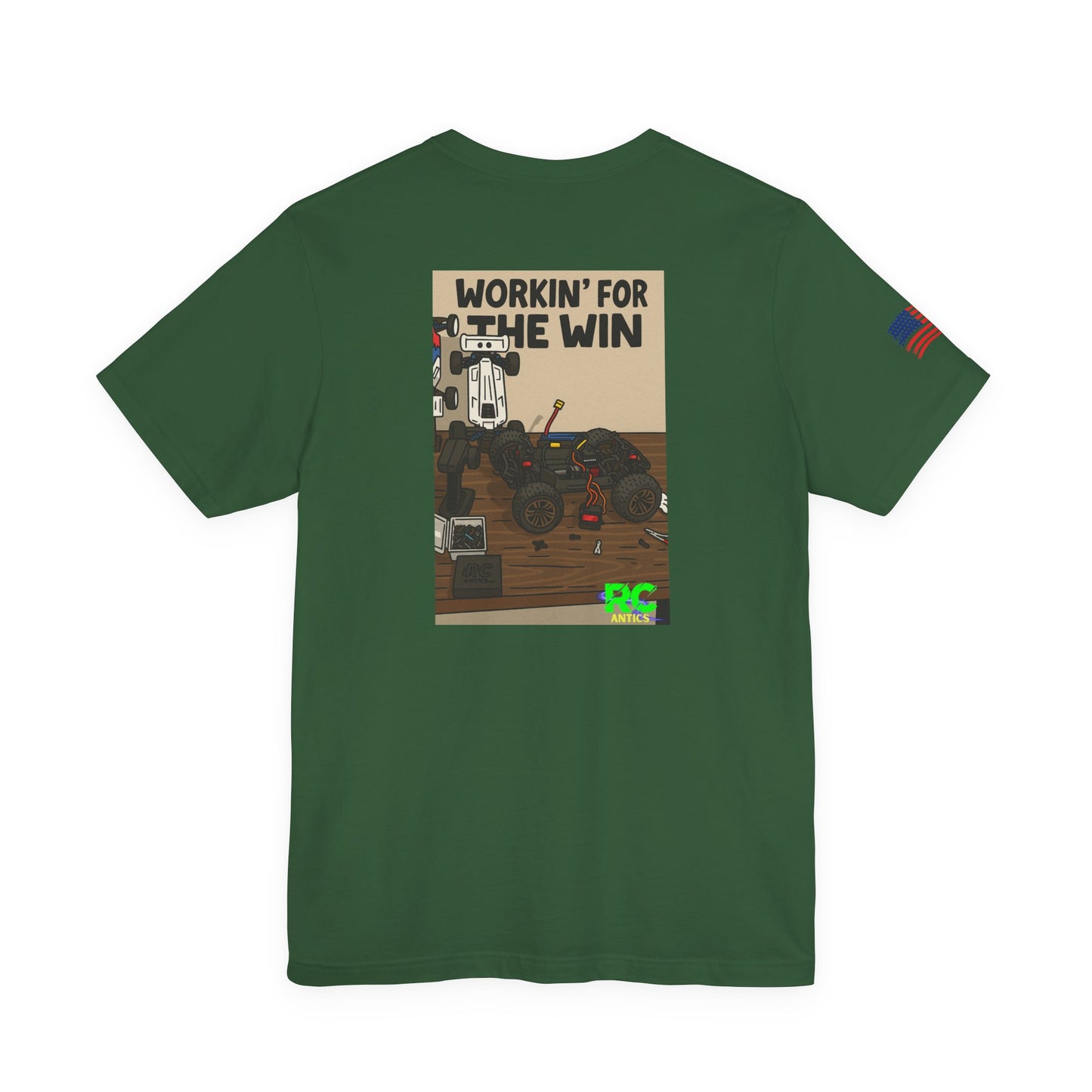 Workin for the Win Unisex Jersey Short Sleeve Tee