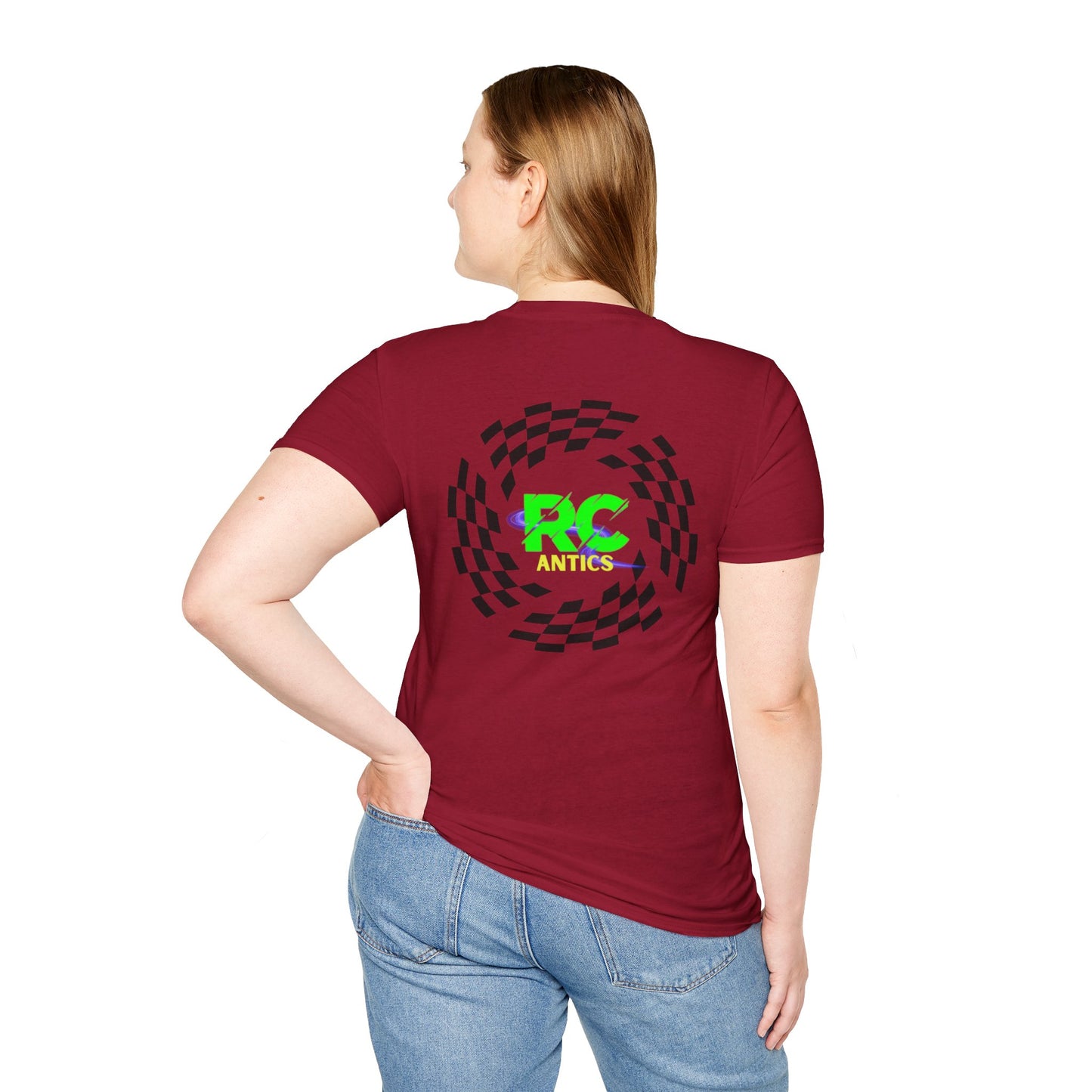 Flag Circle RC Antics Unisex Softstyle T-Shirt