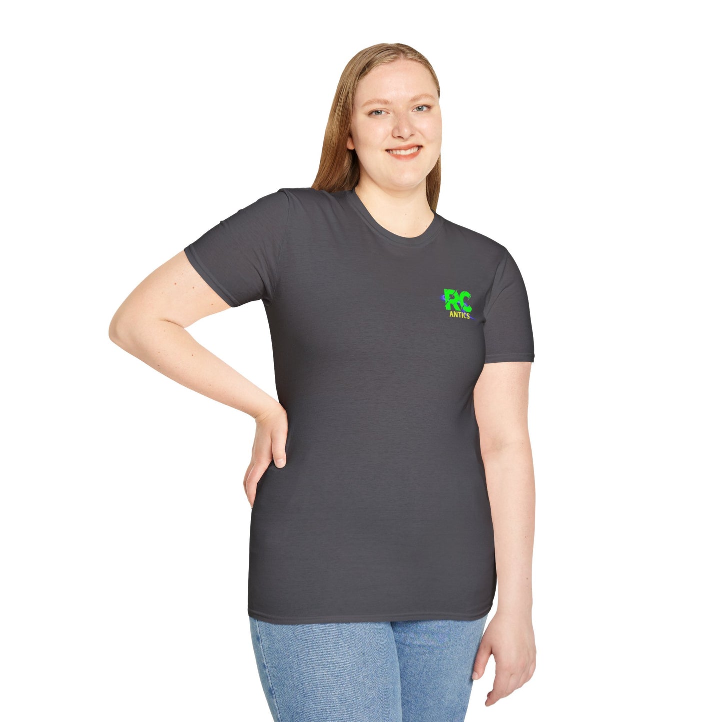 Flag Circle RC Antics Unisex Softstyle T-Shirt
