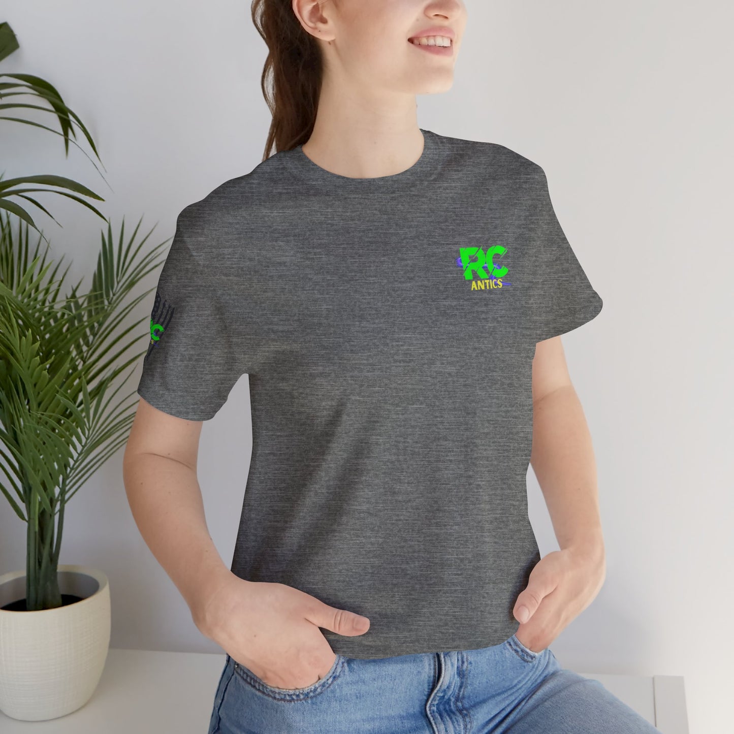 Help I've Fallin and can't get up Jump Unisex Jersey Short Sleeve Tee