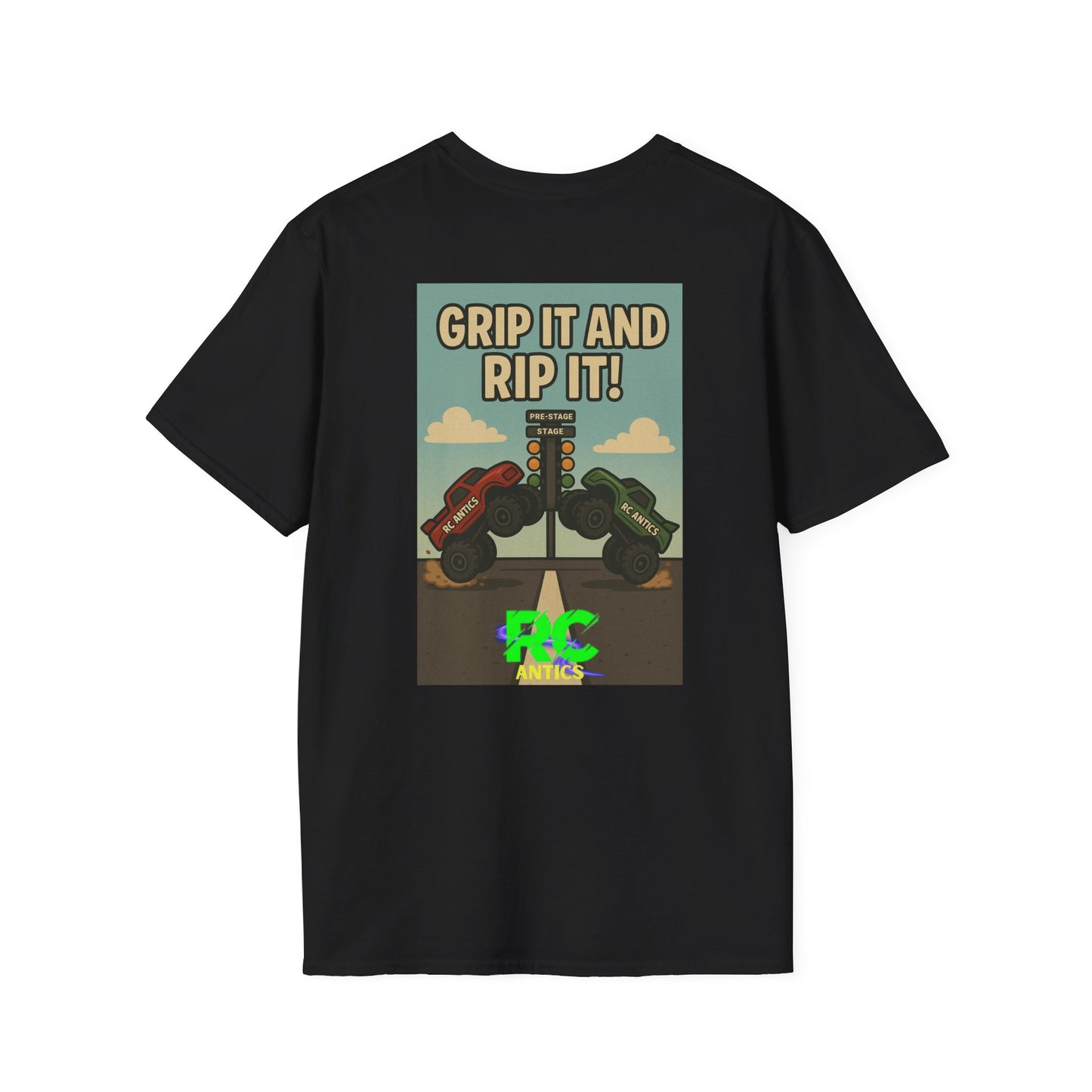 Grip it and Rip it RC Drag Racing Unisex Softstyle T-Shirt