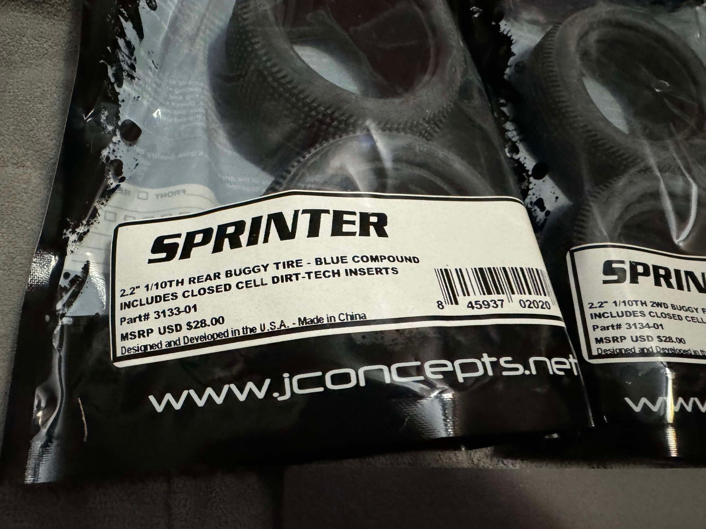 Sold Out-Waffle #1 Sprinter Tires Front and Rear, Tire Glue and Tech Book