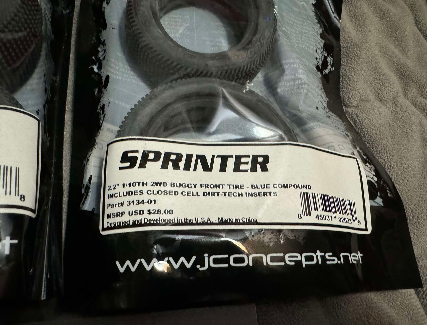 Sold Out-Waffle #1 Sprinter Tires Front and Rear, Tire Glue and Tech Book