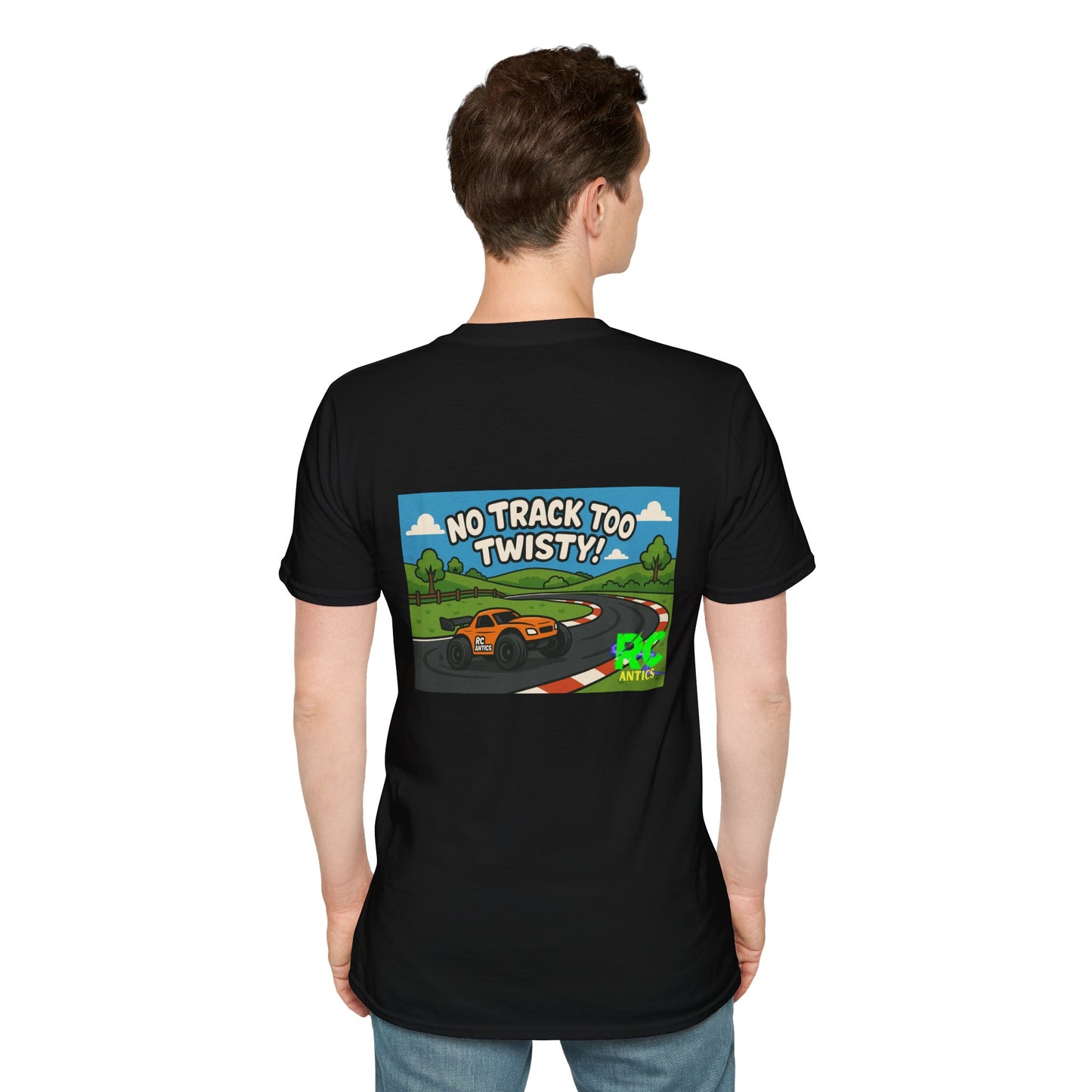 No Track to Twisty Unisex Softstyle T-Shirt