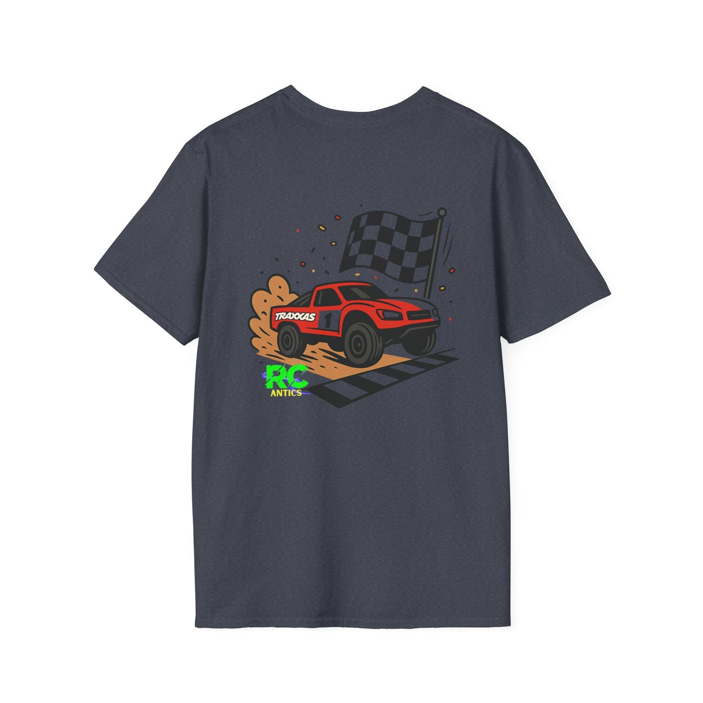 RC Truck Crossing Finish Line Unisex Softstyle T-Shirt
