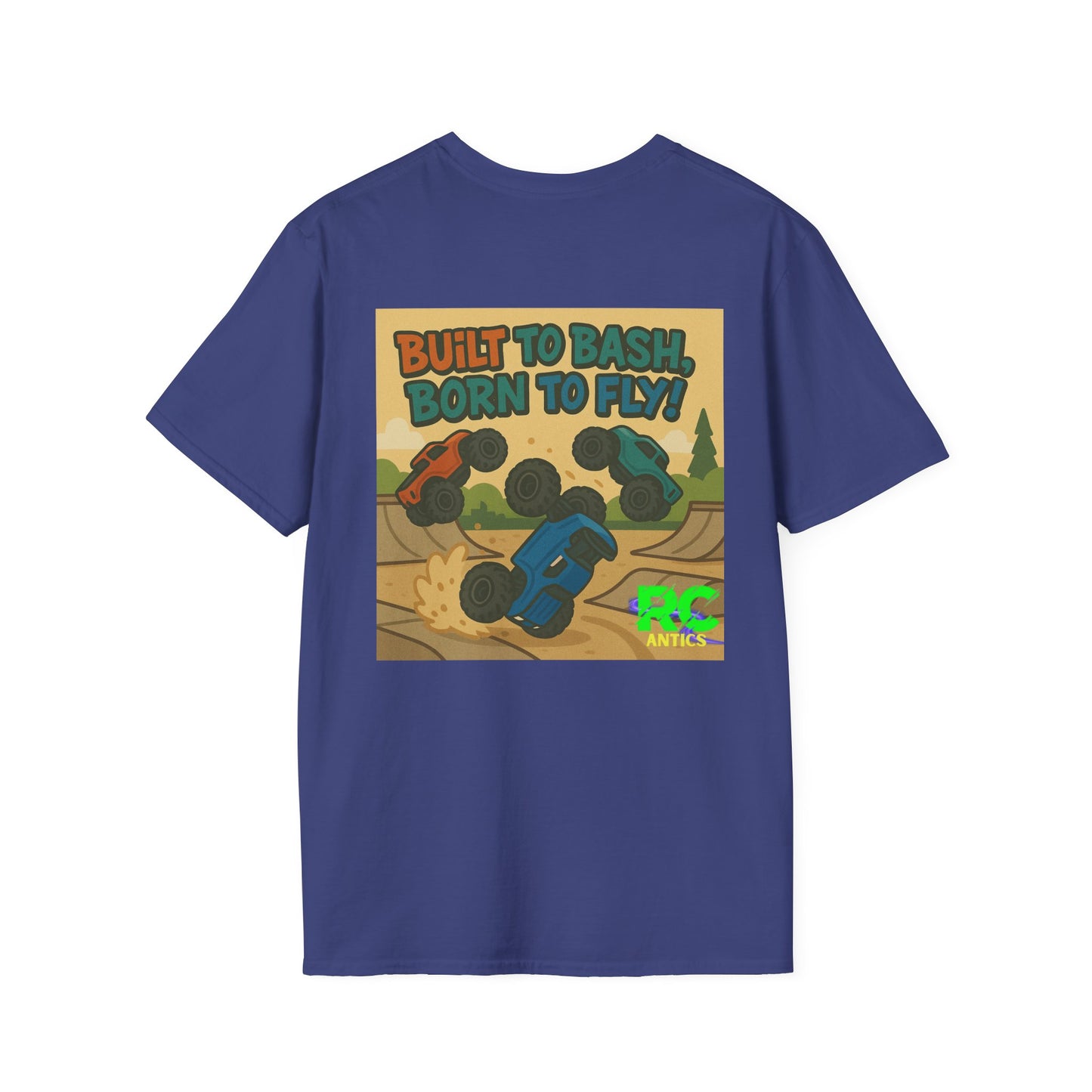 Built to Bash, Born to Fly Unisex Softstyle T-Shirt