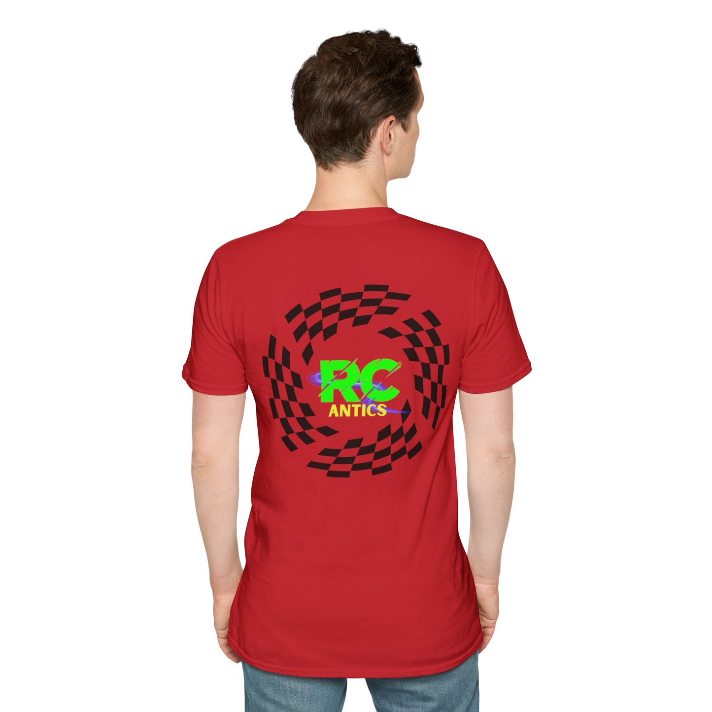 Flag Circle RC Antics Unisex Softstyle T-Shirt