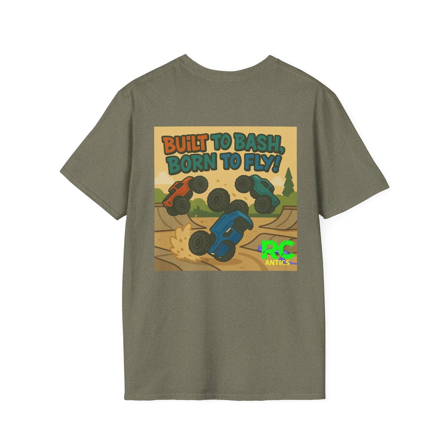 Built to Bash, Born to Fly Unisex Softstyle T-Shirt