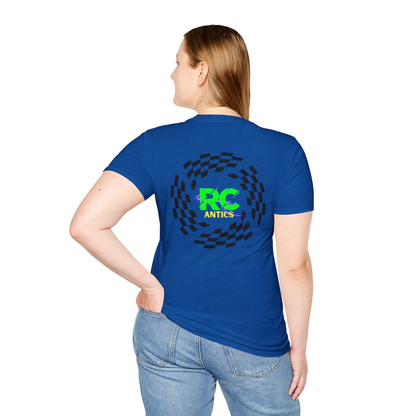 Flag Circle RC Antics Unisex Softstyle T-Shirt