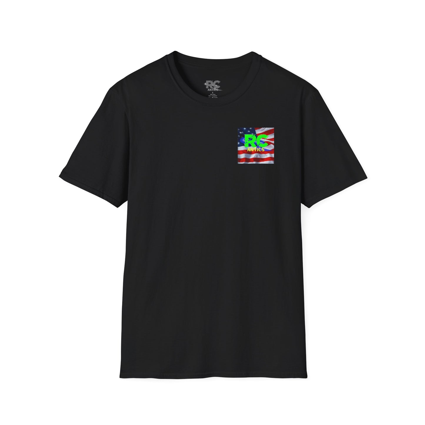 Patriotic RC Road Course Racing Unisex Softstyle T-Shirt