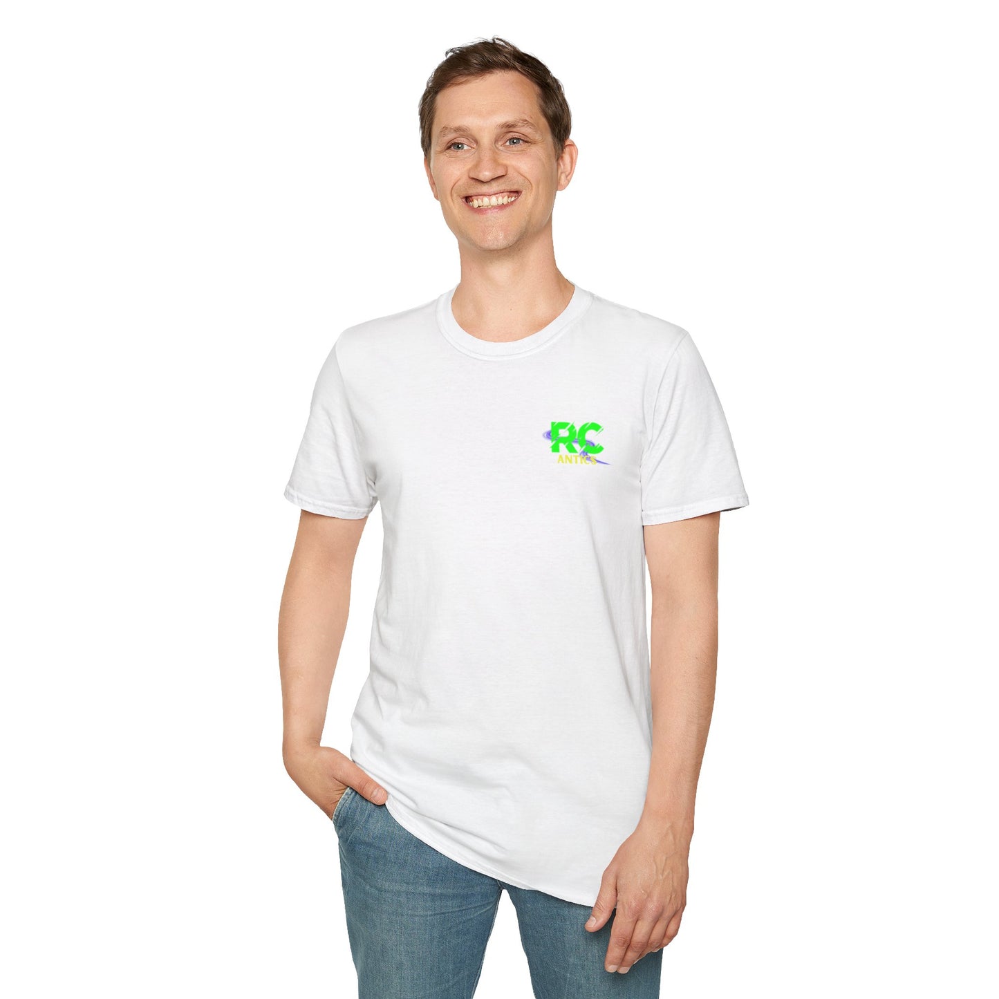 Flag Circle RC Antics Unisex Softstyle T-Shirt