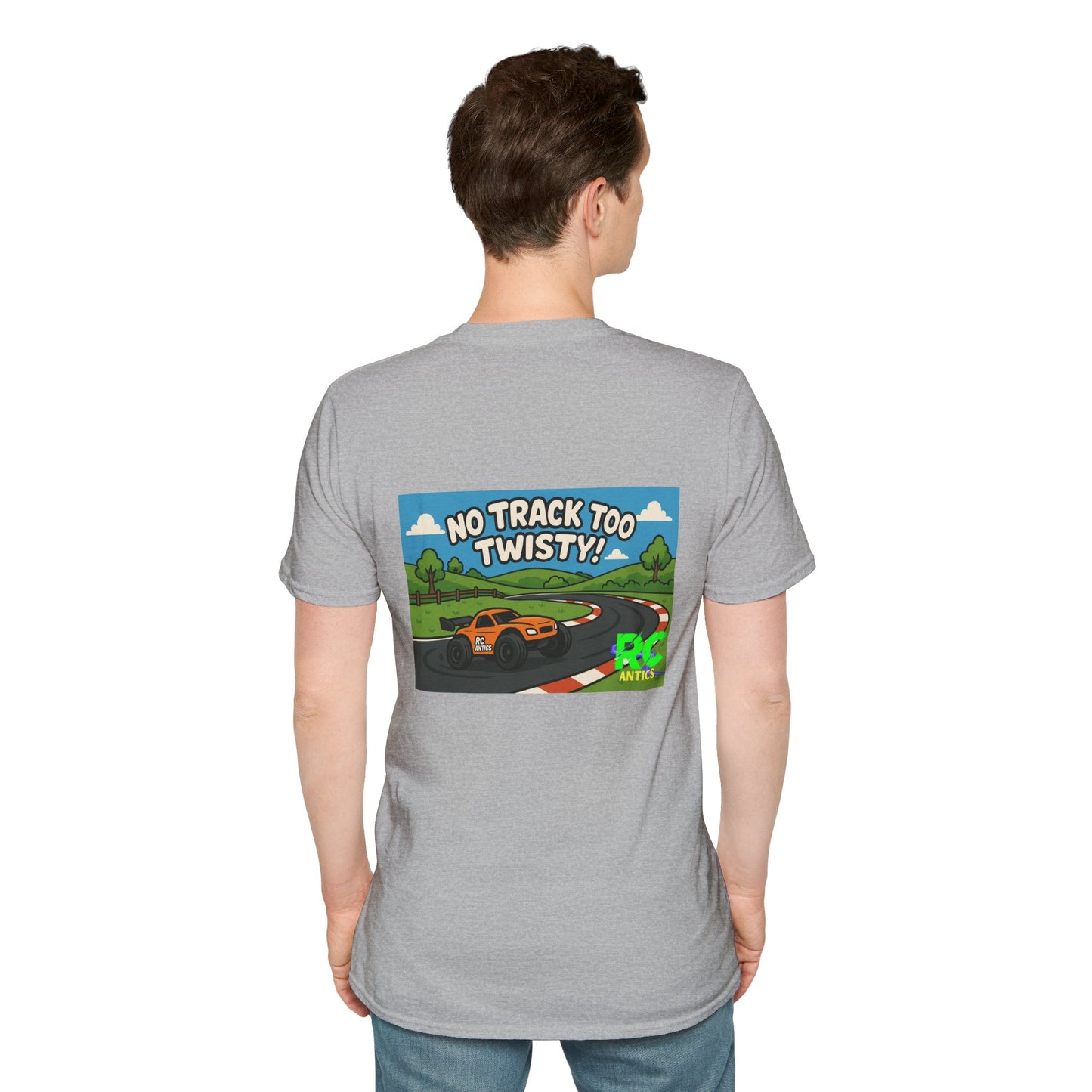 No Track to Twisty Unisex Softstyle T-Shirt