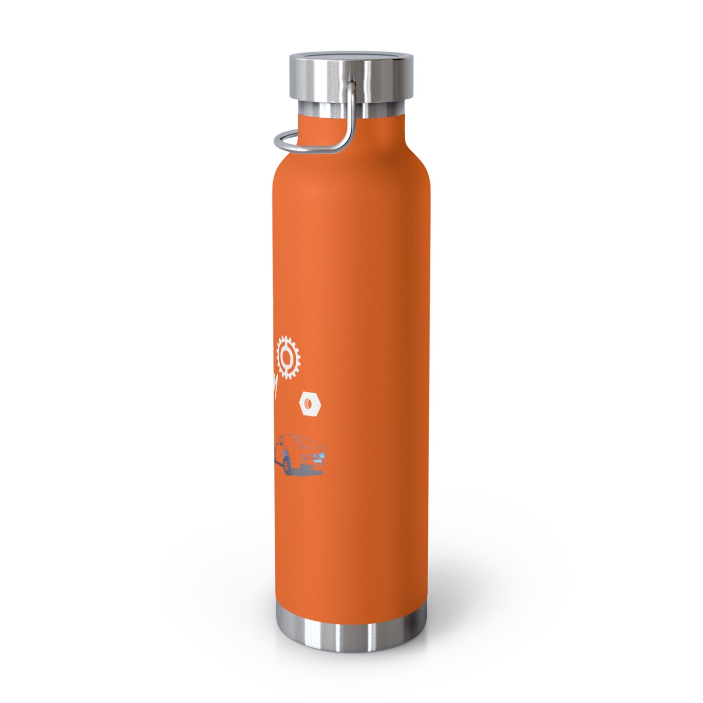 Race Em, Break Em, Fix Em, Repeat Copper Vacuum Insulated Bottle, 22oz