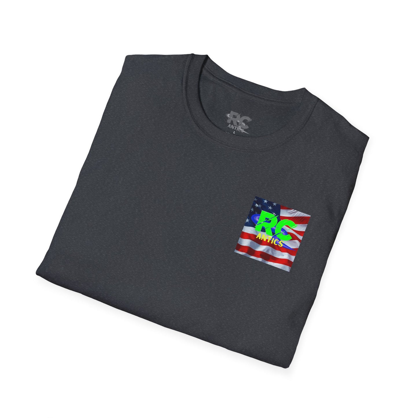 Patriotic RC Road Course Racing Unisex Softstyle T-Shirt