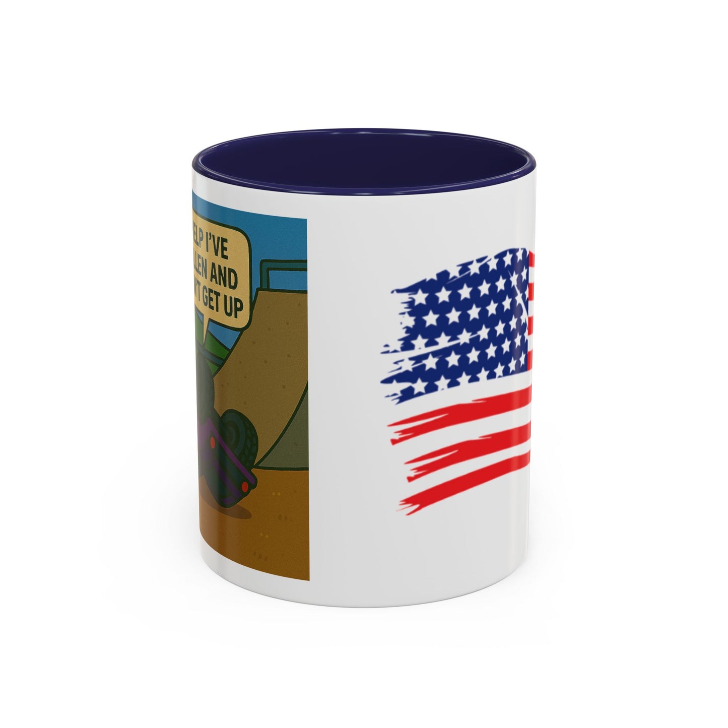 Help I've Fallin and Can't get up Skate Park Accent Coffee Mug (11, 15oz)