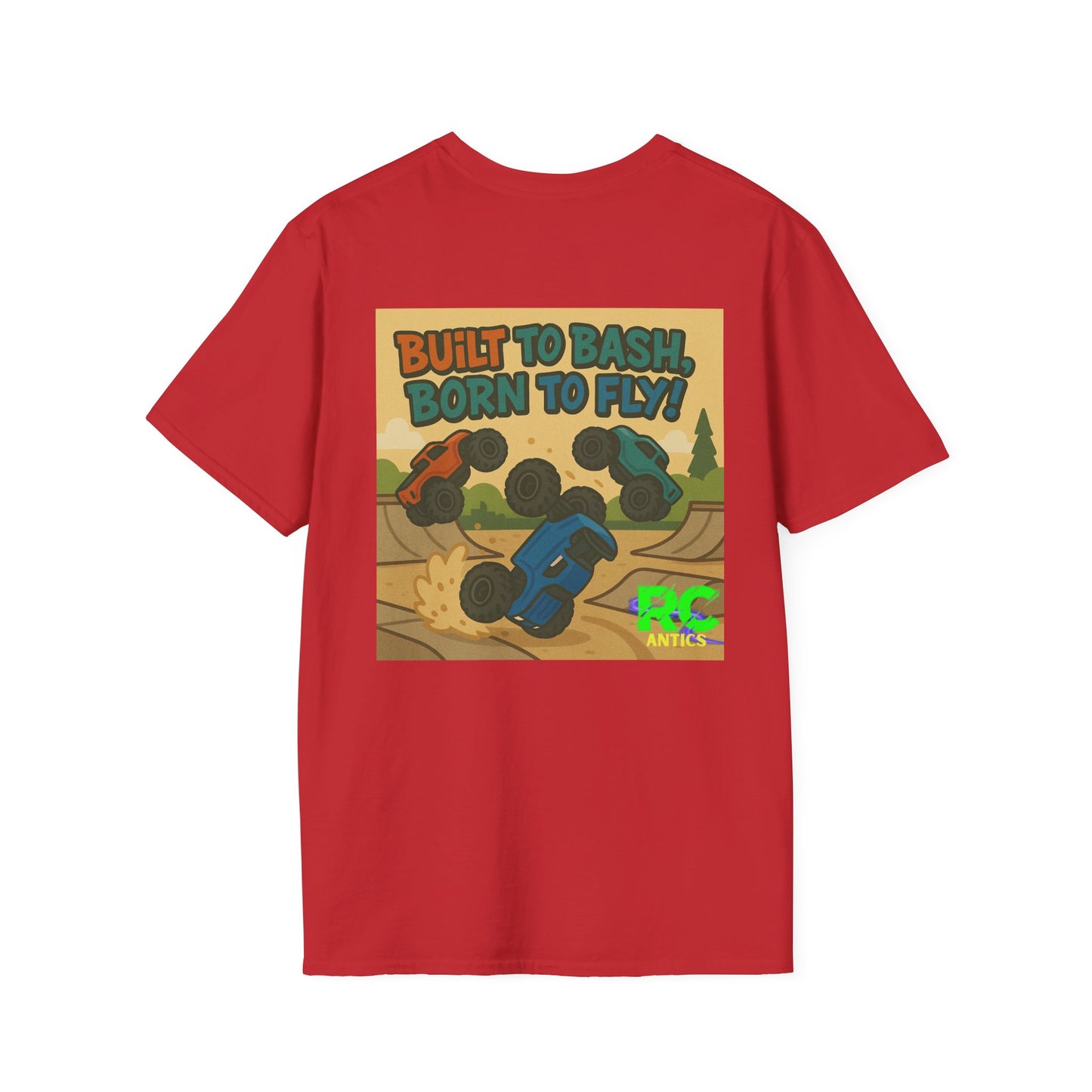 Built to Bash, Born to Fly Unisex Softstyle T-Shirt