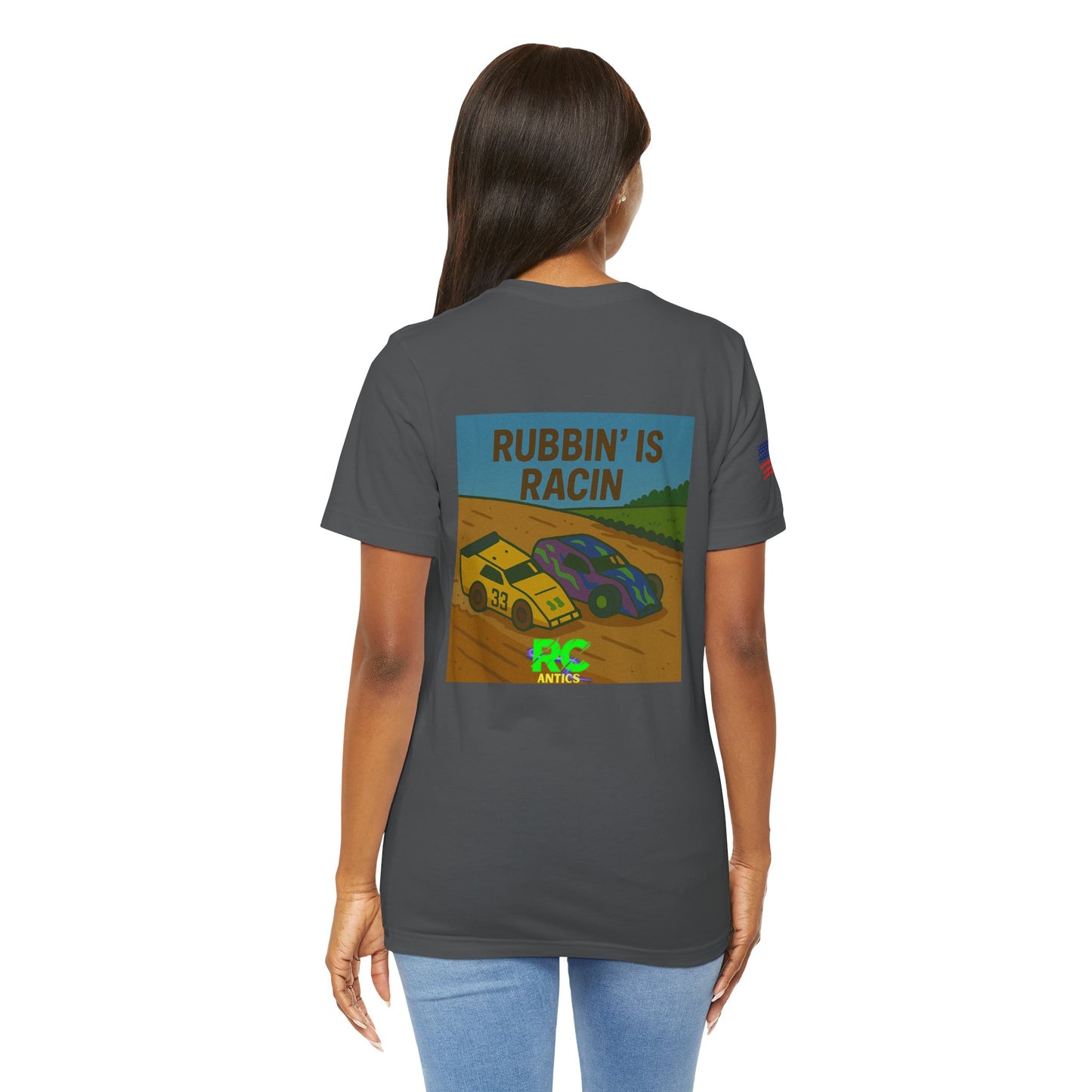Rubbin is Racin Unisex Jersey Short Sleeve Tee