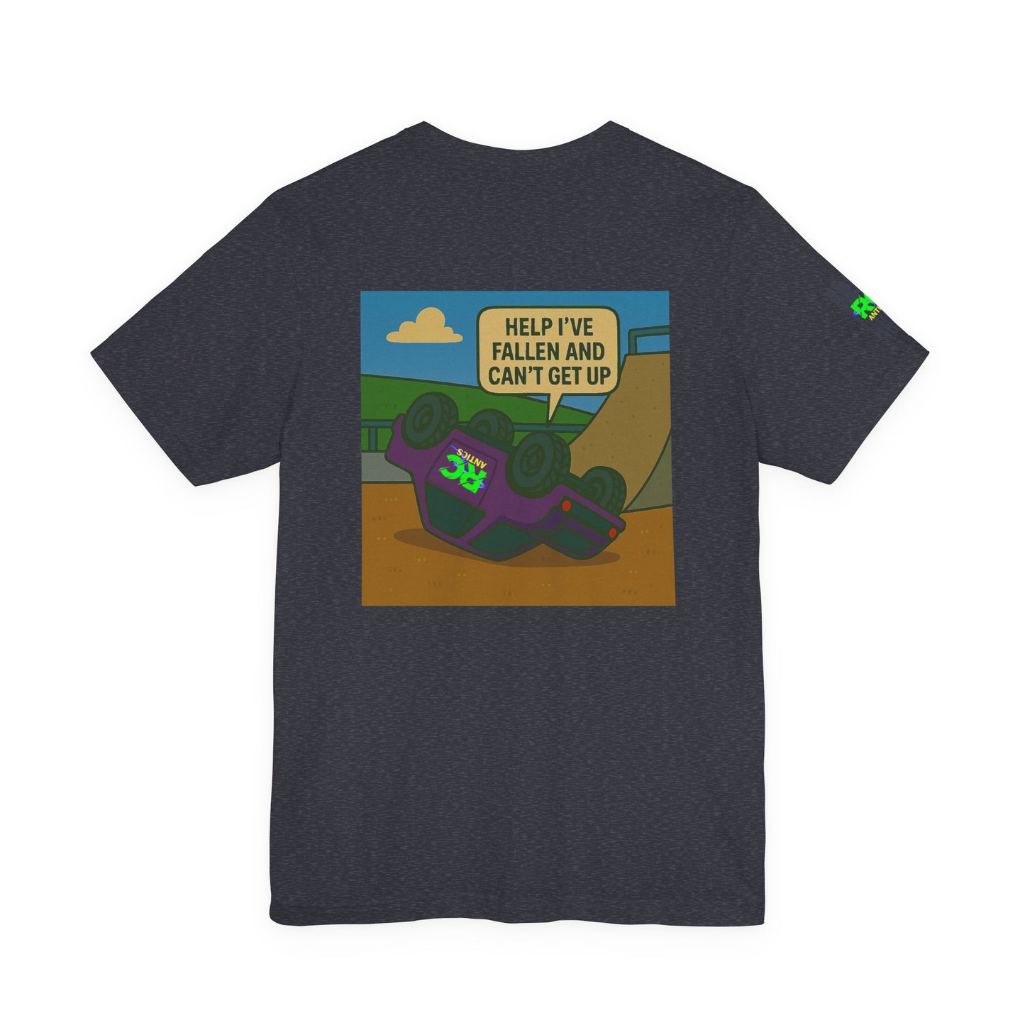 Help I've Fallin and can't get up Jump Unisex Jersey Short Sleeve Tee