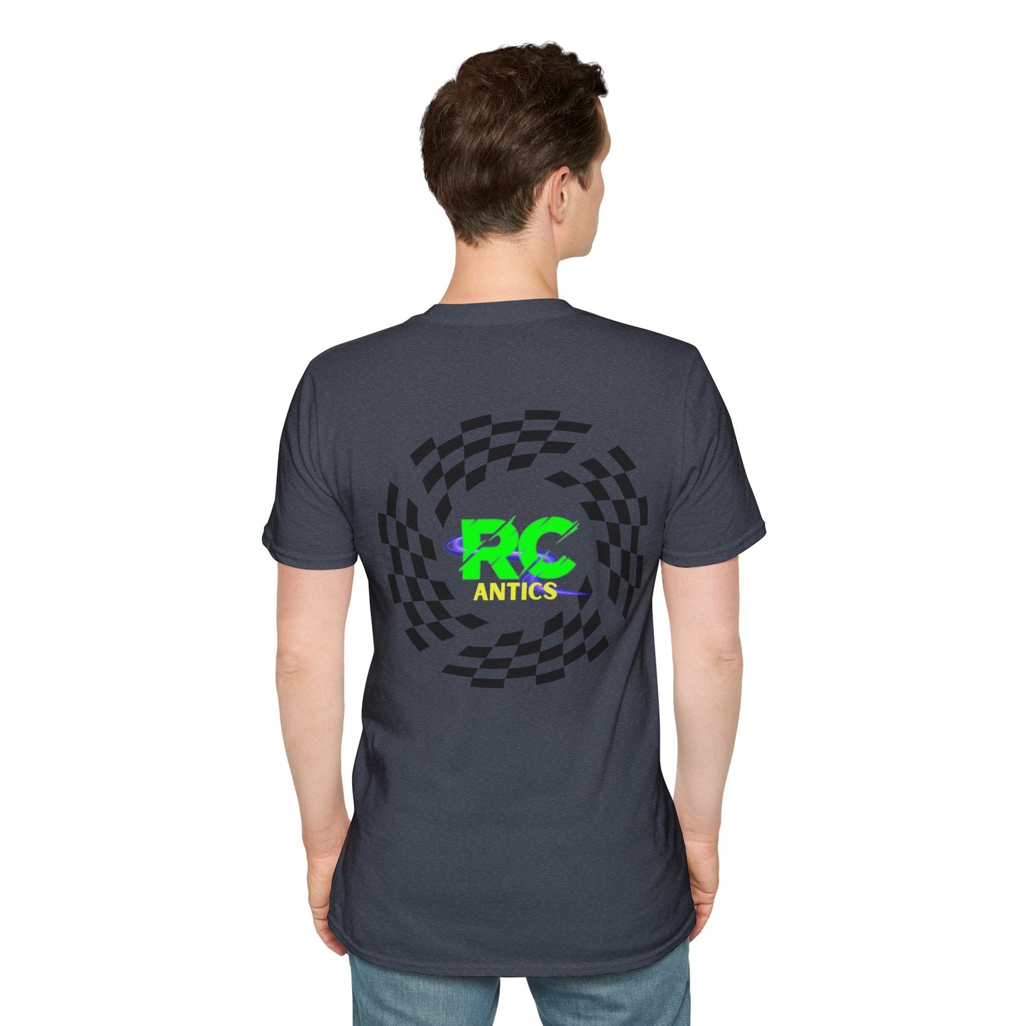 Flag Circle RC Antics Unisex Softstyle T-Shirt