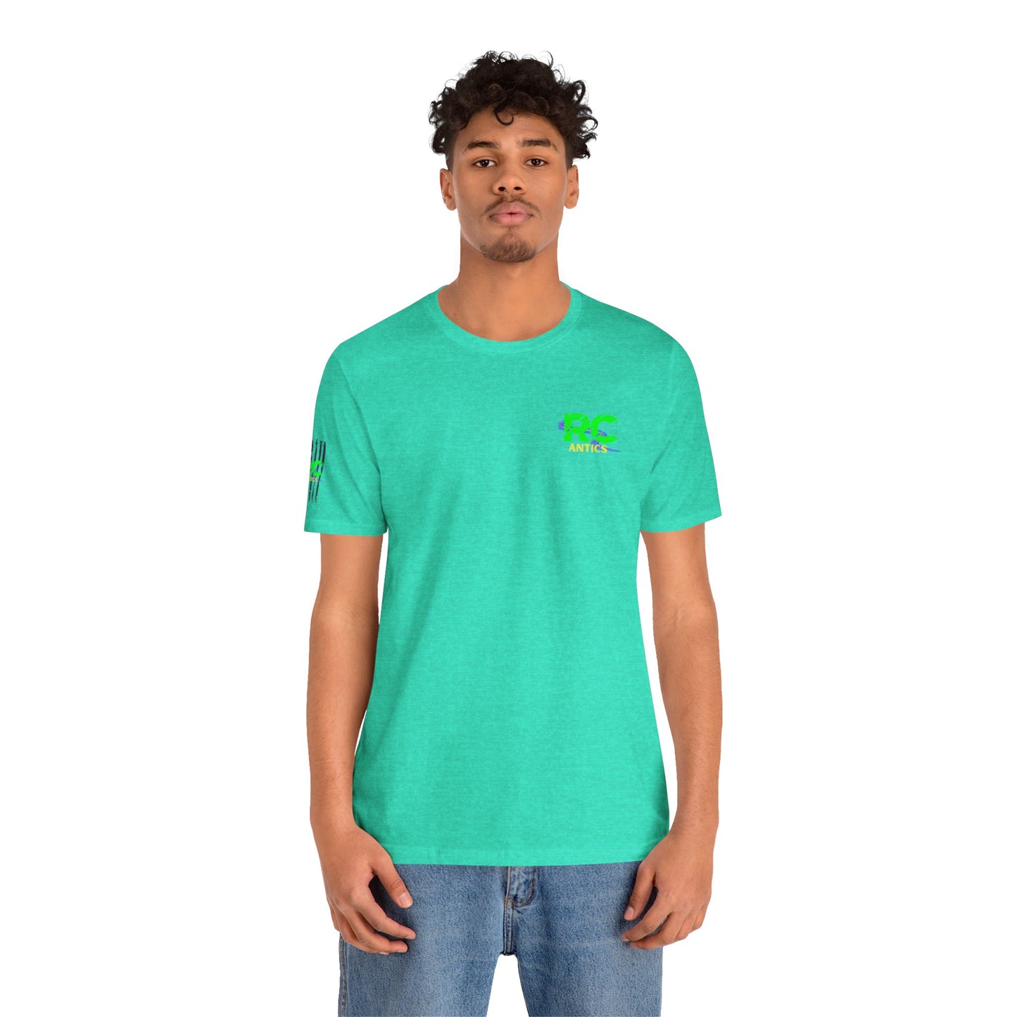 Help I've Fallin and can't get up Jump Unisex Jersey Short Sleeve Tee