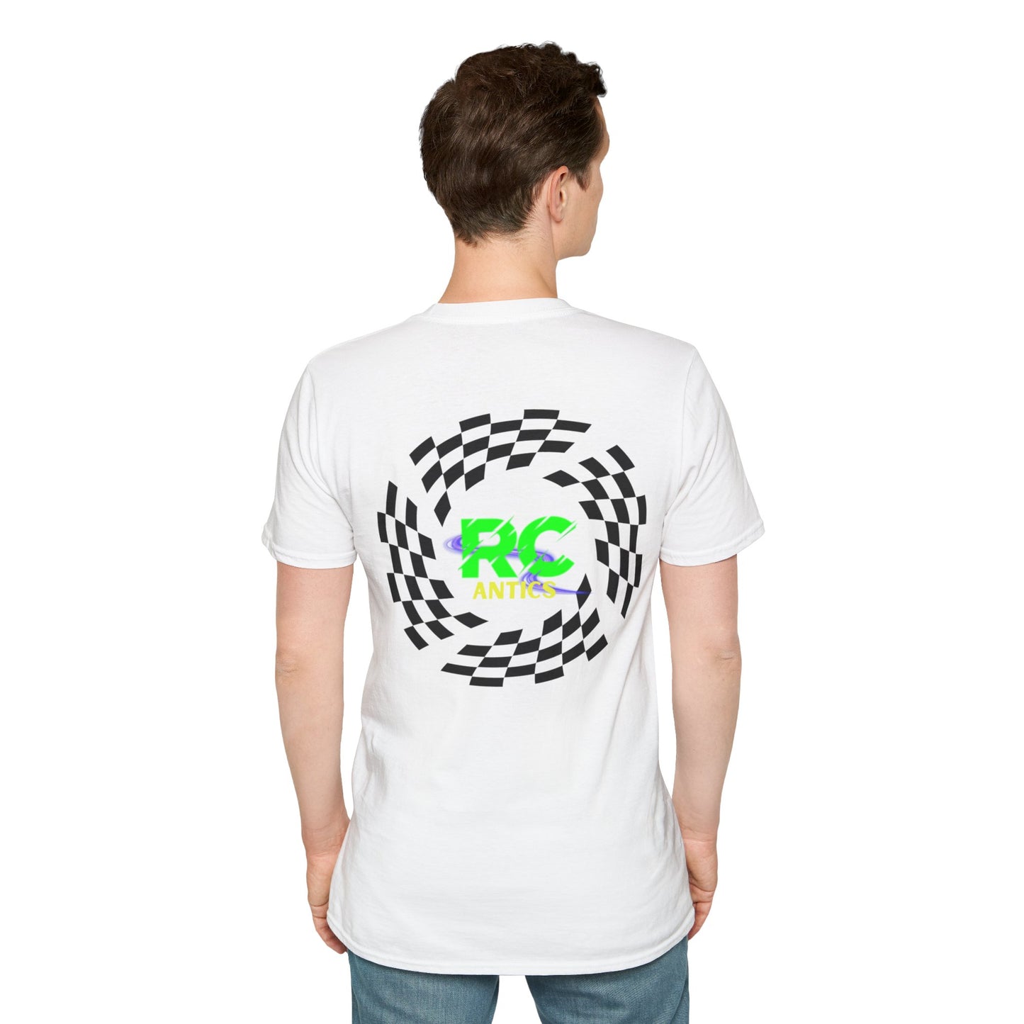 Flag Circle RC Antics Unisex Softstyle T-Shirt