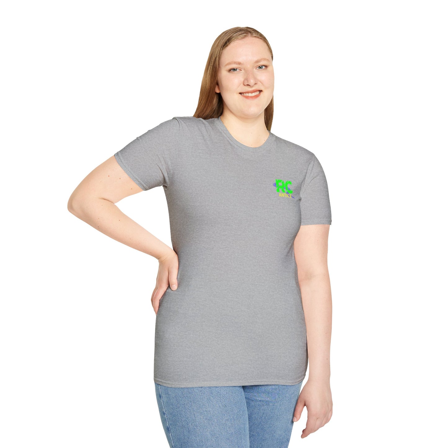 Flag Circle RC Antics Unisex Softstyle T-Shirt