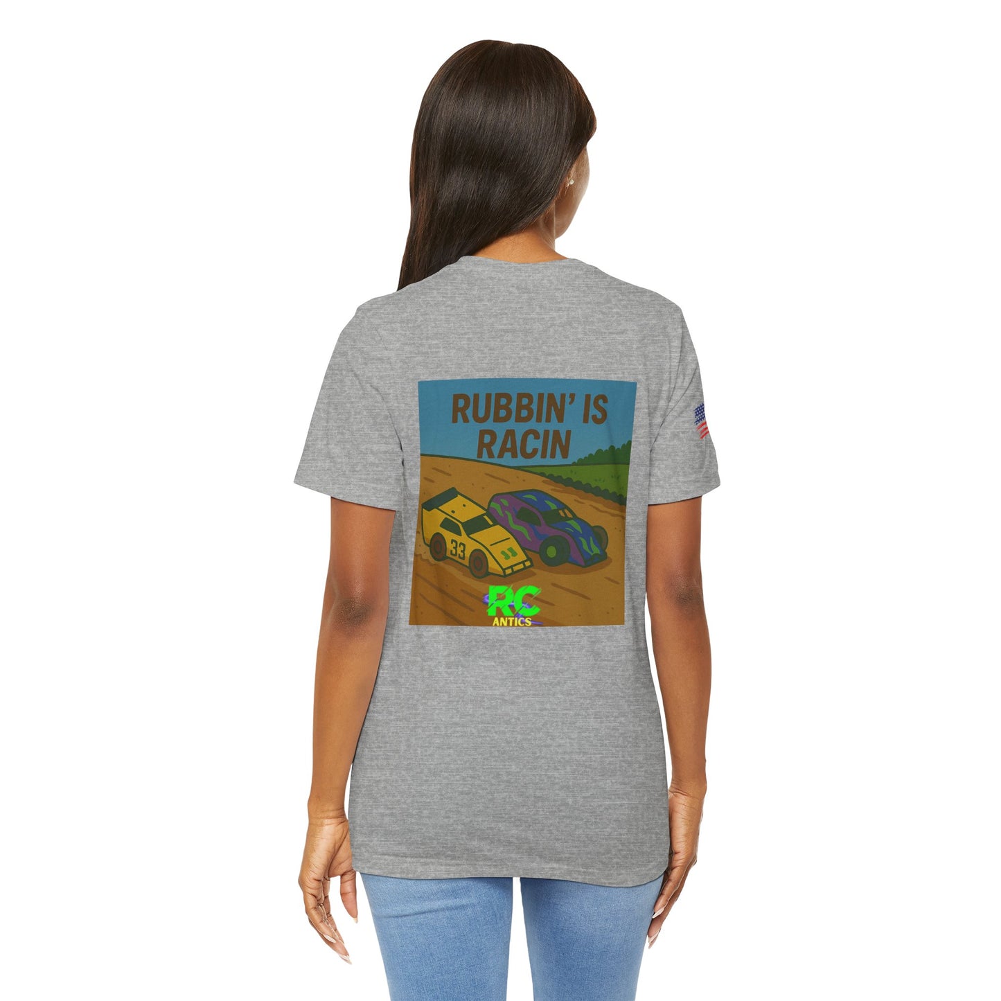 Rubbin is Racin Unisex Jersey Short Sleeve Tee