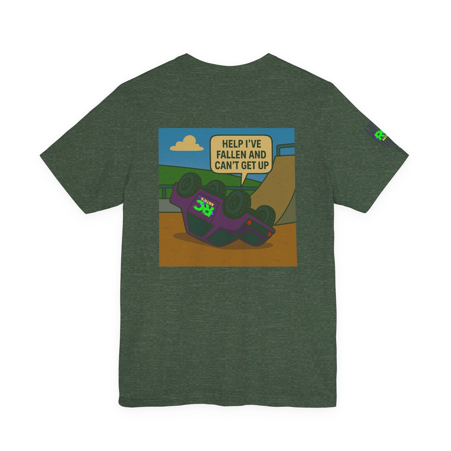 Help I've Fallin and can't get up Jump Unisex Jersey Short Sleeve Tee