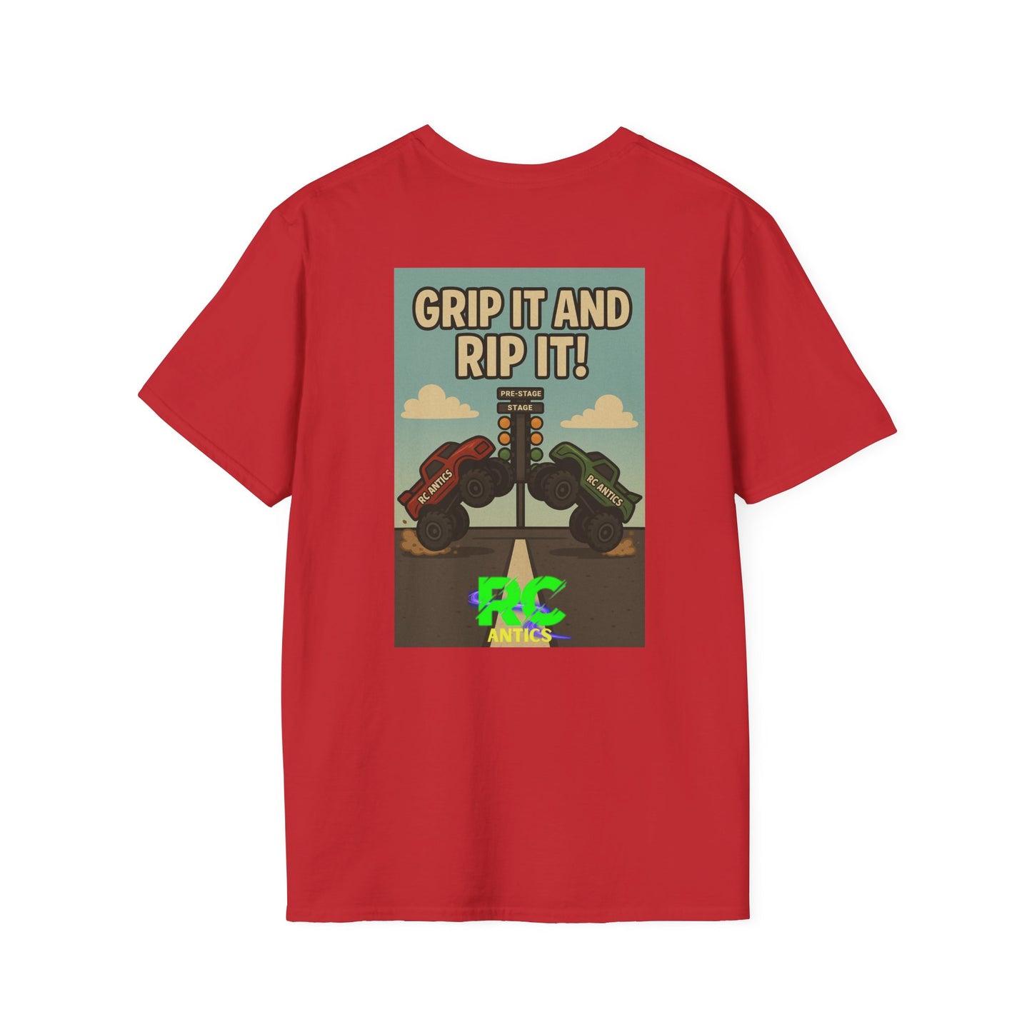 Grip it and Rip it RC Drag Racing Unisex Softstyle T-Shirt