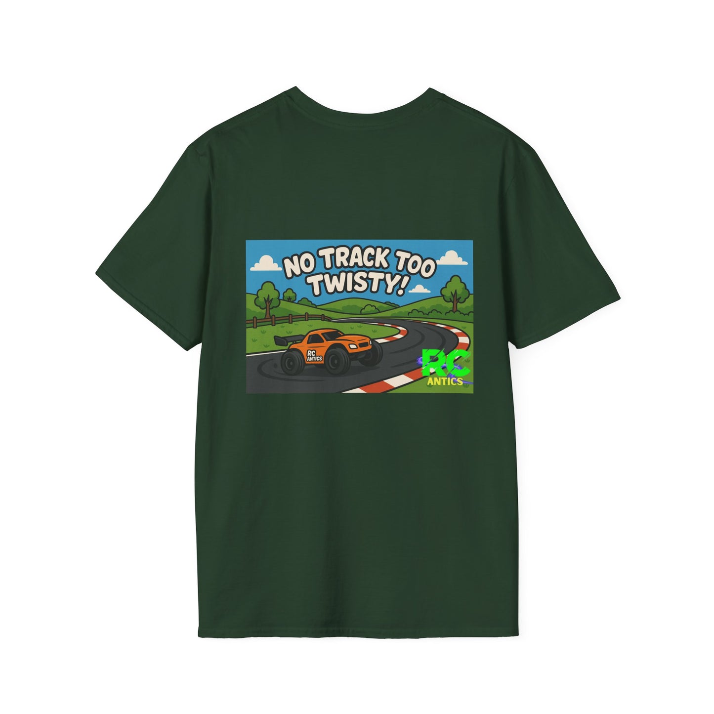 No Track to Twisty Unisex Softstyle T-Shirt