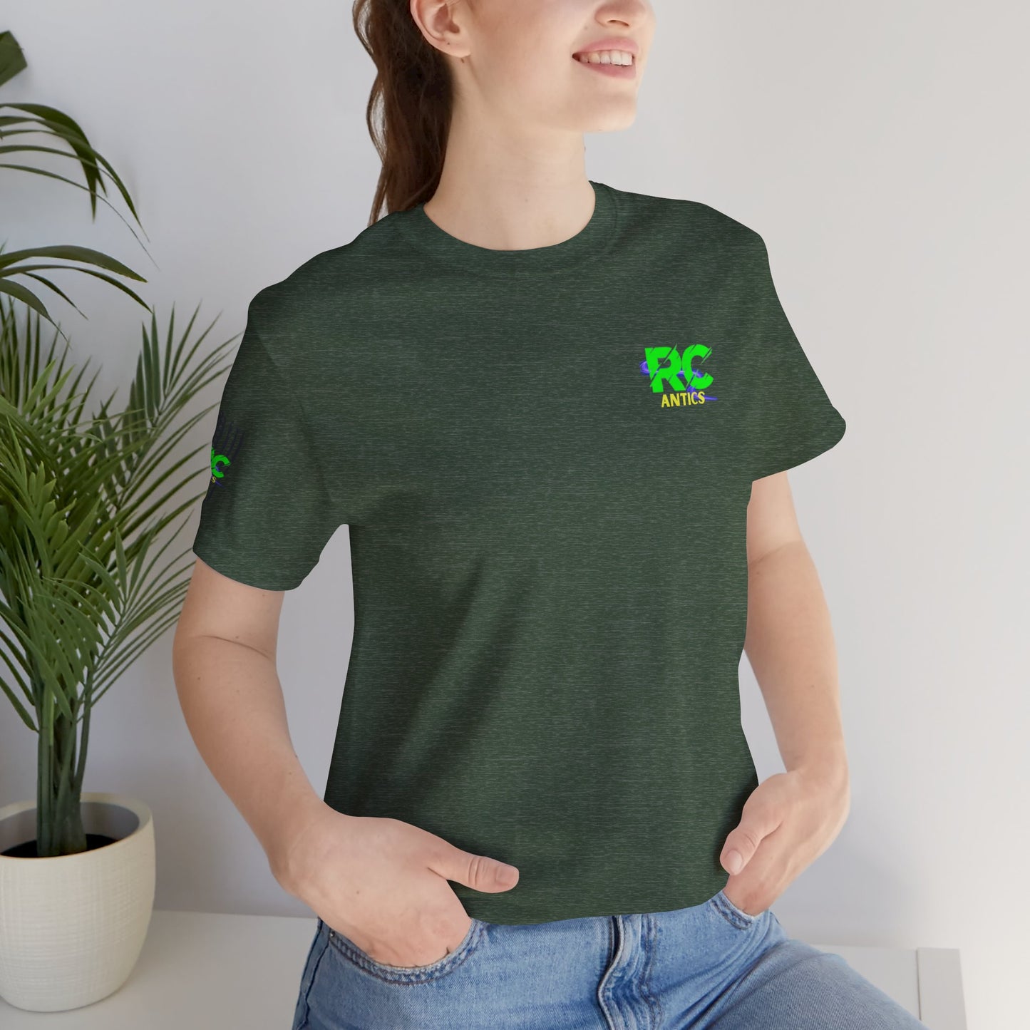 Help I've Fallin and can't get up Jump Unisex Jersey Short Sleeve Tee
