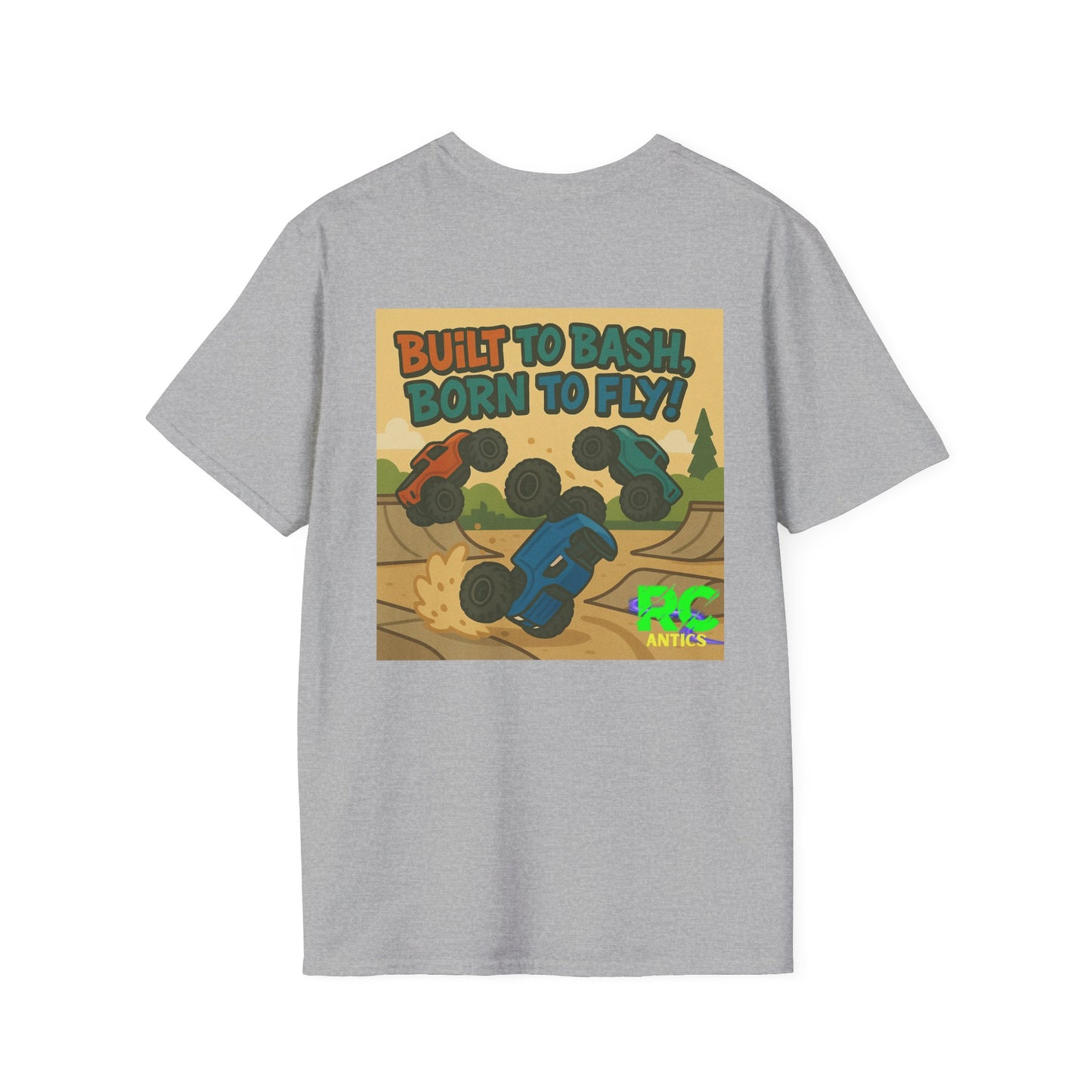 Built to Bash, Born to Fly Unisex Softstyle T-Shirt