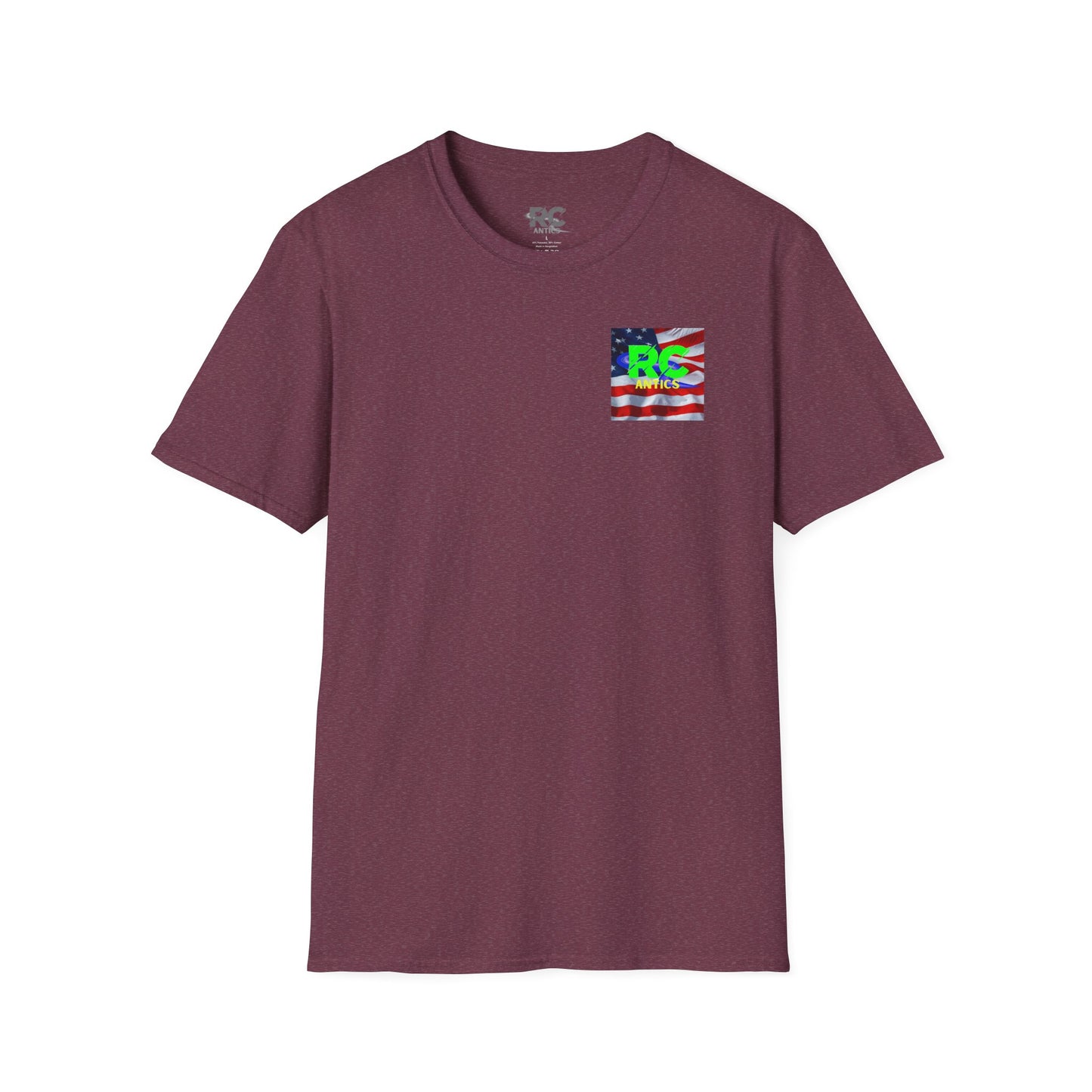 Patriotic RC Road Course Racing Unisex Softstyle T-Shirt