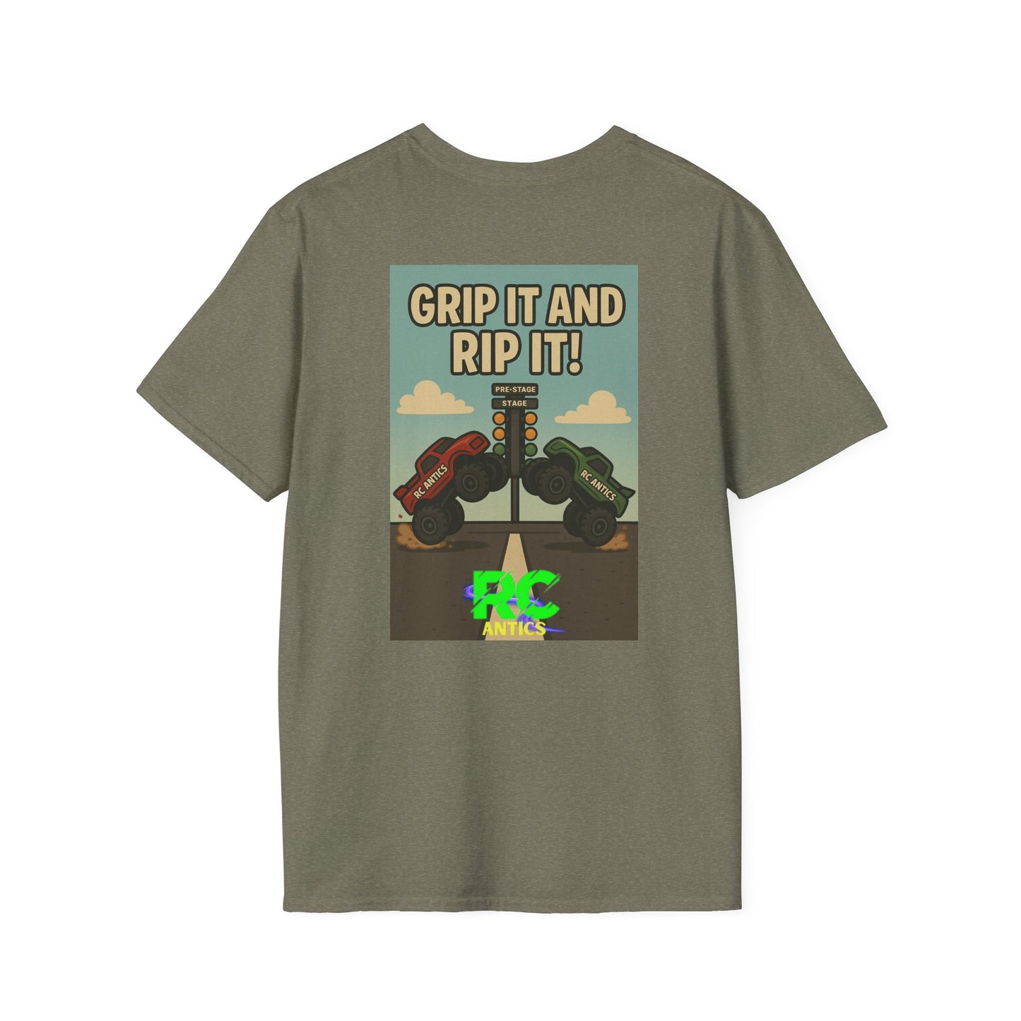 Grip it and Rip it RC Drag Racing Unisex Softstyle T-Shirt