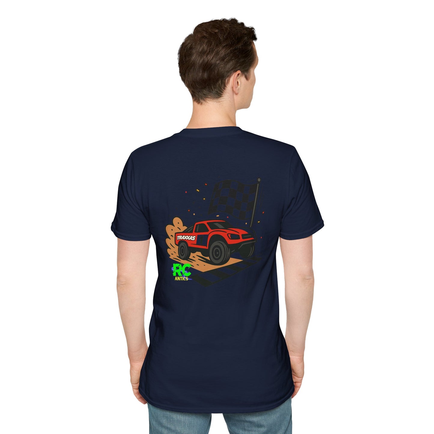 RC Truck Crossing Finish Line Unisex Softstyle T-Shirt