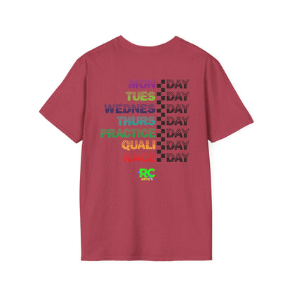 Days of the week Racing T-Shirt