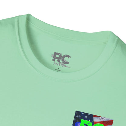 Patriotic RC Road Course Racing Unisex Softstyle T-Shirt