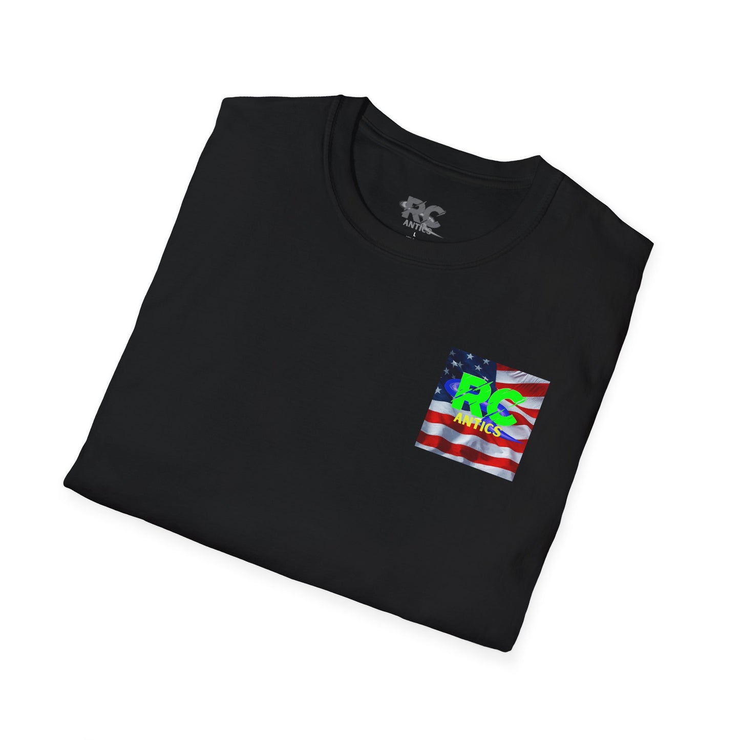 Patriotic RC Road Course Racing Unisex Softstyle T-Shirt